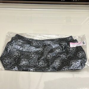 Thirty One “FITTED PURSE SKIRT” 202A Onyx Blossom # 3047 New In Bag *Skirt Only”